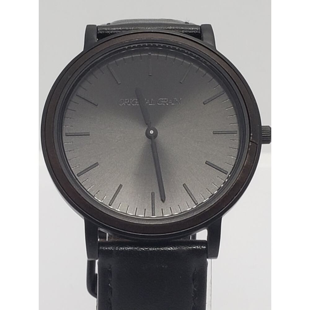 Original Grain Men's Steel Wood Watch Minimal 40mm